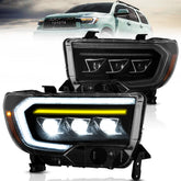 VLAND LED Matrix Headlights For 2007-2013 Toyota Tundra and 2008-2020 Toyota Sequoia
